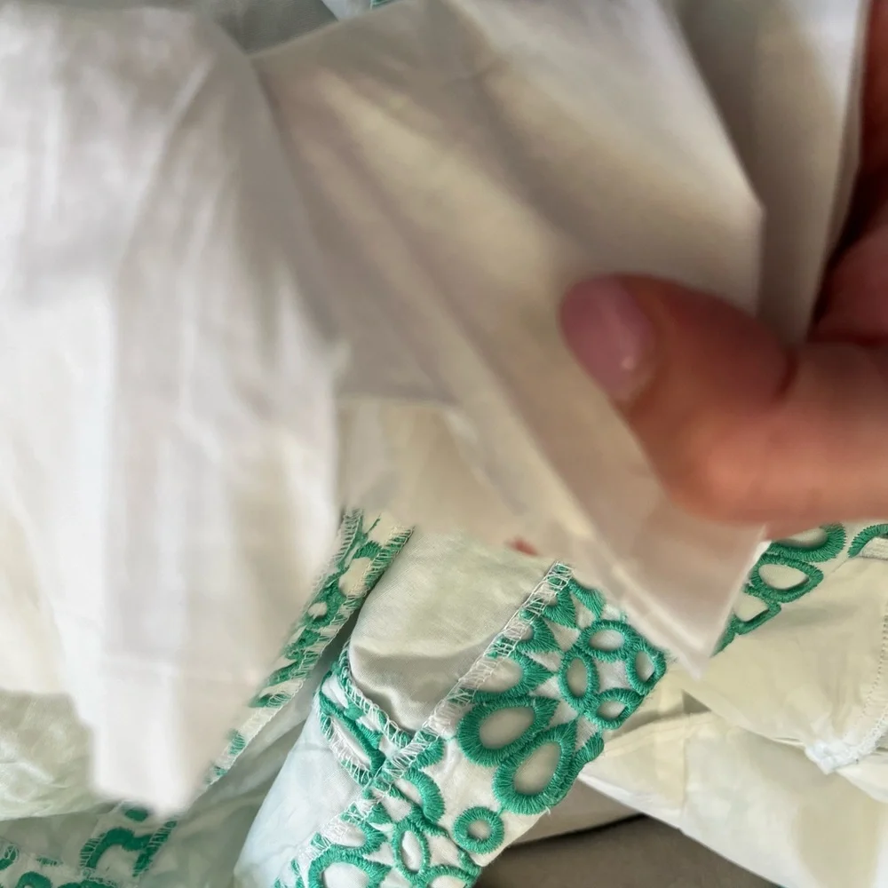 Lilly Pulitzer Green Floral Asymmetrical Dress - Picture 10 of 11